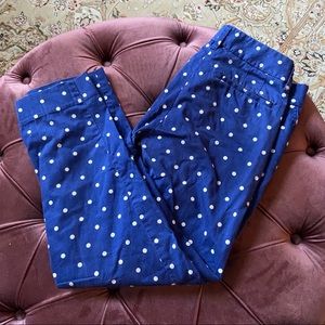 J Crew Polka Dot Pants